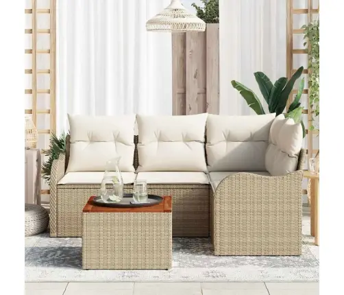 Aia Diivanikomplekt 5 Pcs Beež Ja Valge