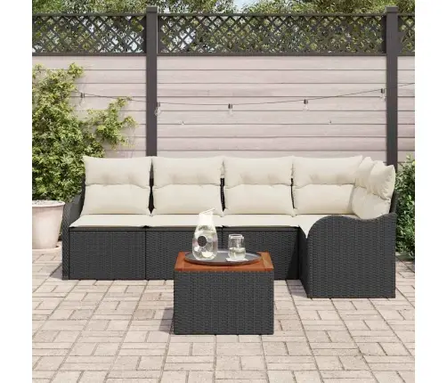 Aia Diivanikomplekt 6 Pcs Must Ja Valge