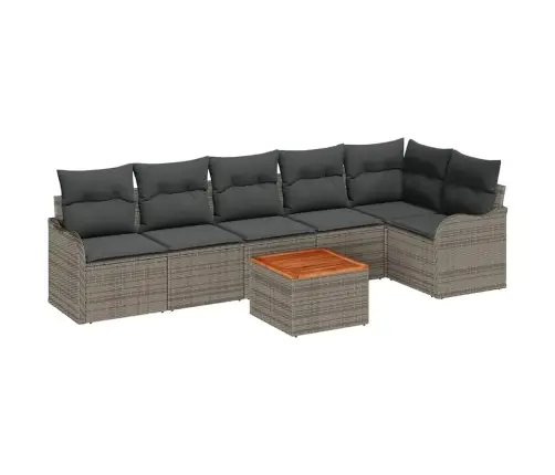 Aia Diivanikomplekt Ladustamisega 7 Pcs Hall Polürotang