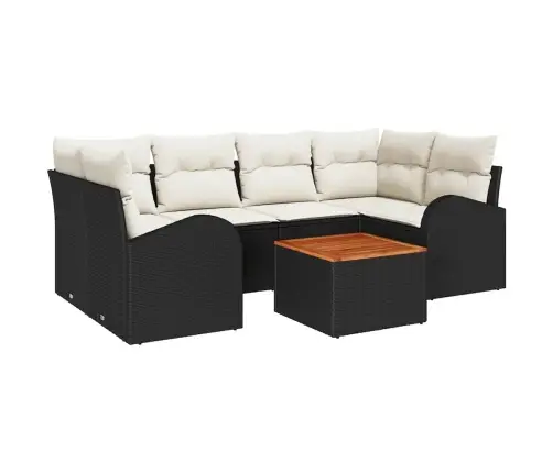 Aia Diivanikomplekt 7 Pcs Must Ja Valge