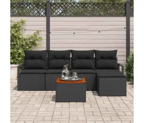 Aia Diivanikomplekt 6 Pcs Must