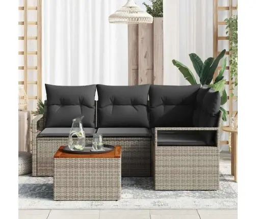 Aia Diivanikomplekt Ladustamisega 5 Pcs Hall Polürotang