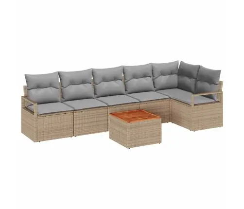 Aia Diivanikomplekt 7 Pcs Beež Ja Helehall