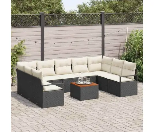 Aia Diivanikomplekt 10 Pcs Must Ja Valge