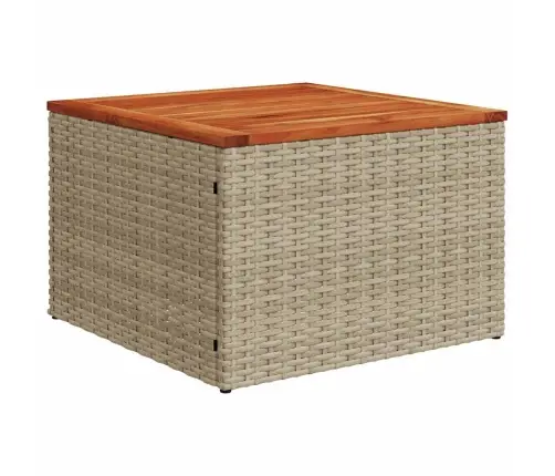 Dārza Dīvānu Komplekts 11 Pcs Beige, Gaiši Pelēks Vidējs Vidaxl
