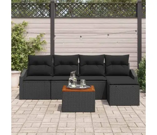 Aia Diivanikomplekt 6 Pcs Must