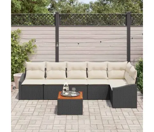 Aia Diivanikomplekt 7 Pcs Must Ja Valge