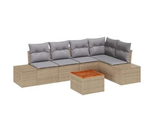 Aia Diivanikomplekt 6 Pcs Beež Ja Helehall