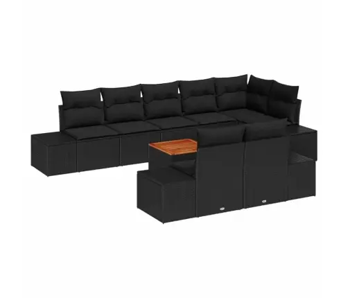 Aia Diivanikomplekt 9 Pcs Must