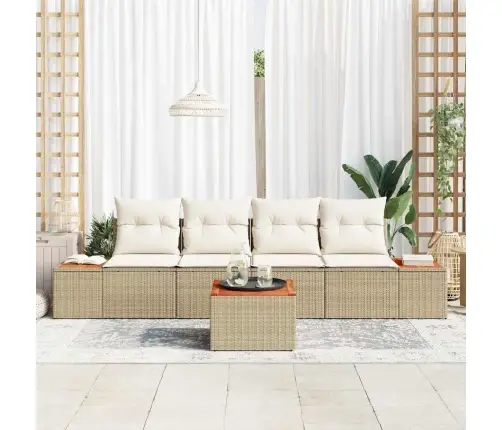 Aia Diivanikomplekt Padjaga 5 Pcs Beež Polürooster