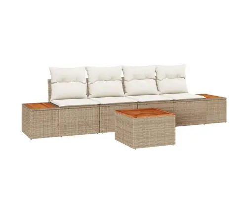 Aia Diivanikomplekt Padjaga 5 Pcs Beež Polürooster