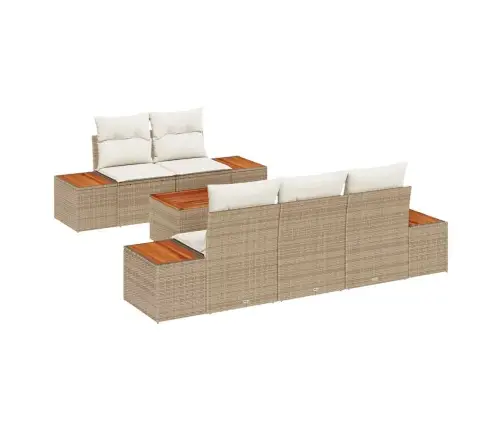 Aia Diivanikomplekt Padjaga 6 Pcs Beež Polürooster