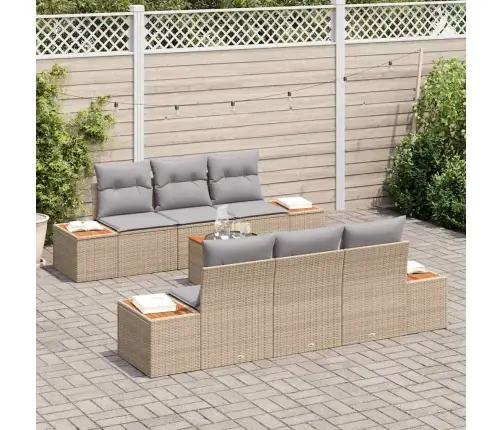 Aia Diivanikomplekt Padjaga 7 Pcs Beež Polürooster