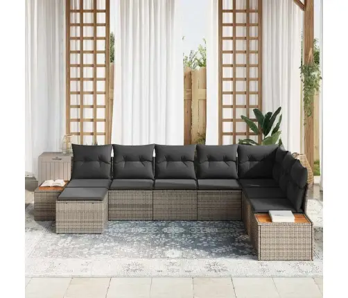 Aia Diivanikomplekt Padjaga 9 Pcs Hall Polürottang