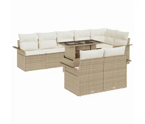 Aia Diivanikomplekt Padjaga 9 Pcs Beež Polürooster