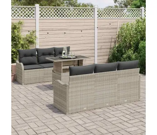 Aia Diivanikomplekt Padjaga Padjaga 7 Pcs Helehall Polürooster