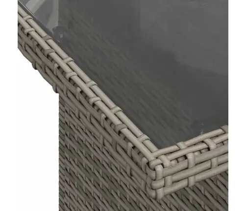 Dārza Dīvānu Komplekts 5 Pcs Pelēka 100 X 55 X 73 Cm Vidaxl