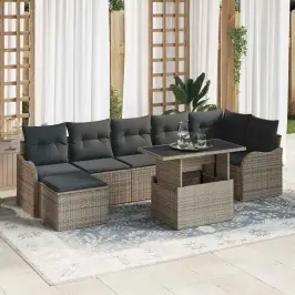 Aia Diivanikomplekt Padjaga 8 Pcs Hall Polü Rattan