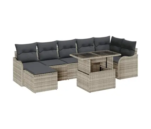 Aia Diivanikomplekt Padjaga 8 Pcs Helehall Polürooster