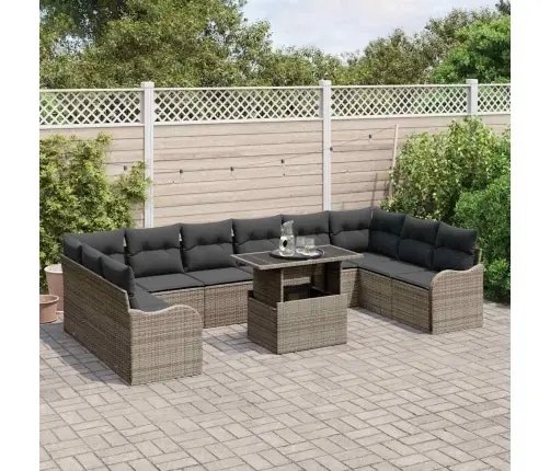 Aia Diivanikomplekt Padjaga Padjaga 11 Pcs Hall Polü Rattan