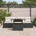 Sodo Sofų Rinkinys 5 Pcs Juoda 100 X 55 X 73 Cm Poli Ratanas