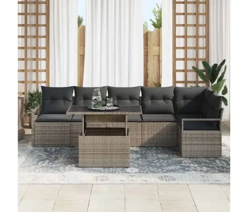 Aia Diivanikomplekt Ladustamisega 7 Pcs Hall Polürooster