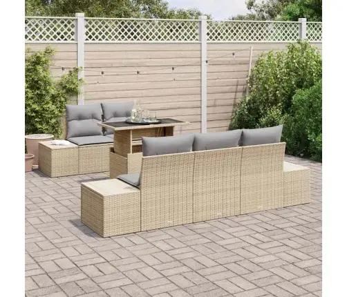 Aia Diivanikomplekt Padjaga Padjaga 6 Pcs Beež Ja Heledhall