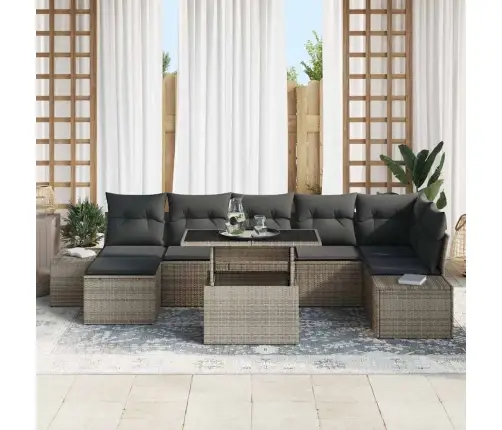 Aia Diivanikomplekt Ladustamisega 8 Pcs Hall Polürooster