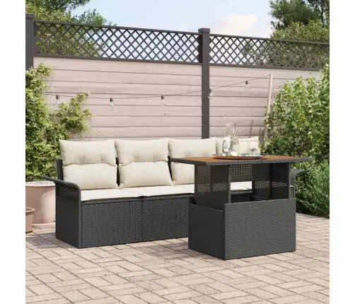 Aia Diivanikomplekt Ladustamisega 5 Pcs Must Polürooster