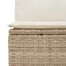 Sodo Sofų Rinkinys Su Saugykla 7 Pcs Smėlio Poli Ratanas