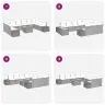 Aia Diivanikomplekt Ladustamisega 11 Pcs Hall Polürooster Aia Diivanikomplekt Ladustamisega 11 Pcs Hall Polürooster