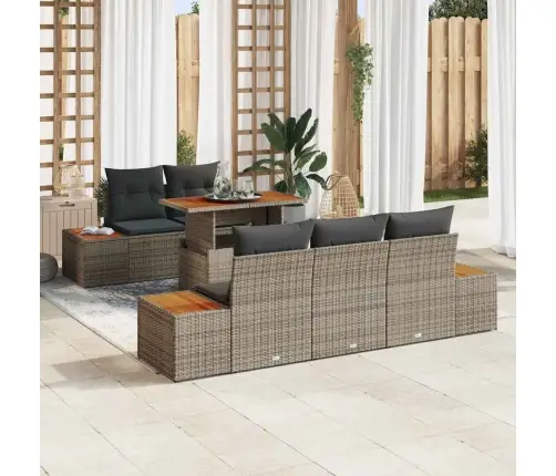 Aia Diivanikomplekt Ladustamisega 6 Pcs Hall Polürooster