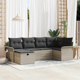 Aia Diivanikomplekt 6 Pcs Helehall 242.5 X 132.5 X 85 Cm
