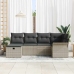 Aia Diivanikomplekt 6 Pcs Helehall 242.5 X 132.5 X 85 Cm