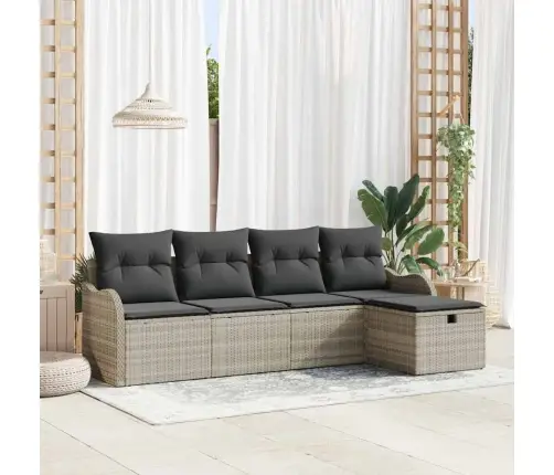 Aia Diivanikomplekt Padjaga 5 Pcs Helehall Polürooster