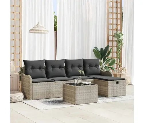 Aia Diivanikomplekt Padjaga 6 Pcs Helehall Polürooster