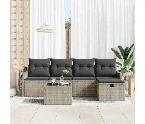 Aia Diivanikomplekt Padjaga 6 Pcs Helehall Polürooster