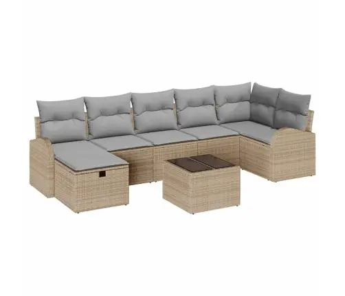 Diivanikomplekt Padjaga Beež Ja Heledhall Polürotang