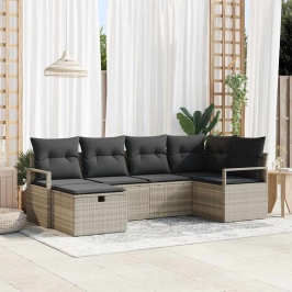 Aia Diivanikomplekt Padjaga 6 Pcs Helehall 232 X 122 X 85 Cm