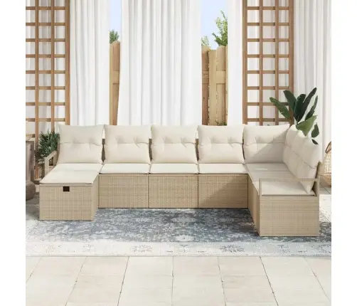 Diivanikomplekt Padjaga Ladustamisega Beez Ja Koor Polürotang