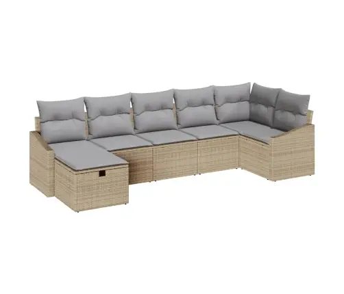 Aia Diivanikomplekt Padjaga 7 Pcs Beež Polürooster