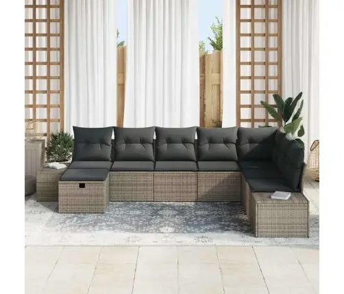 Aia Diivanikomplekt Padjaga 8 Pcs Hall Polürotang