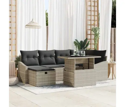 Aia Diivanikomplekt Padjaga 7 Pcs Helehall Polürooster