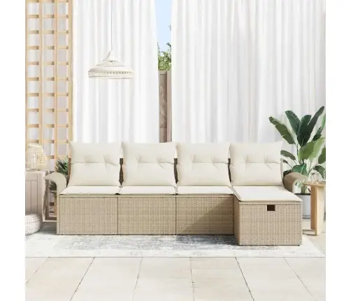 Aia Diivanikomplekt Padjaga 5 Pcs Beež Polürooster