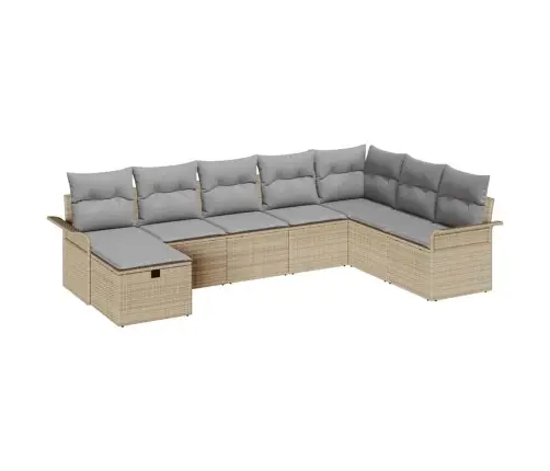 Aia Diivanikomplekt Padjaga 8 Pcs Beež Polürooster