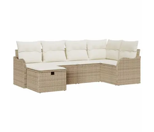 Aia Diivanikomplekt Padjaga 6 Pcs Beež Polürooster