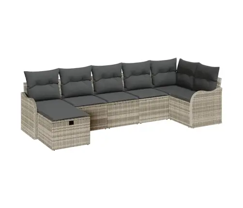 Aia Diivanikomplekt Padjaga 7 Pcs Helehall Polürooster