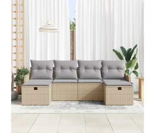 6 Daļu Dārza Dīvānu Komplekts Ar Spilveniem Bēša Poliratanā Vidaxl 6 Daļu Dārza Dīvānu Komplekts Ar Spilveniem Bēša Poliratanā Vidaxl