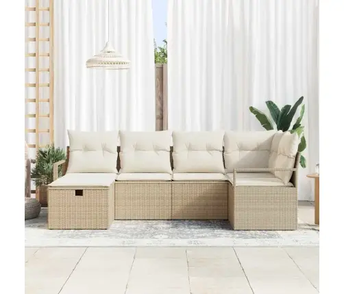 Aia Diivanikomplekt Padjaga 6 Pcs Beež Polürooster