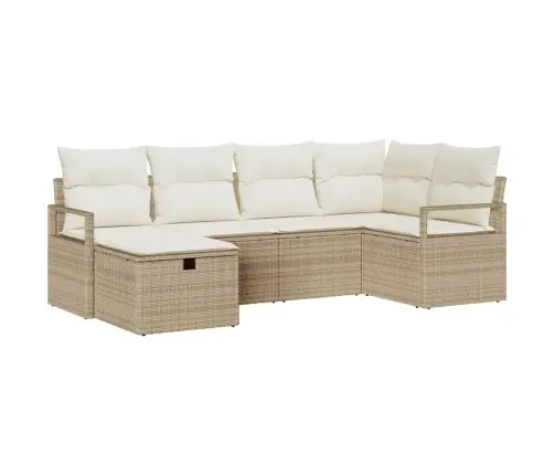 Aia Diivanikomplekt Padjaga 6 Pcs Beež Polürooster